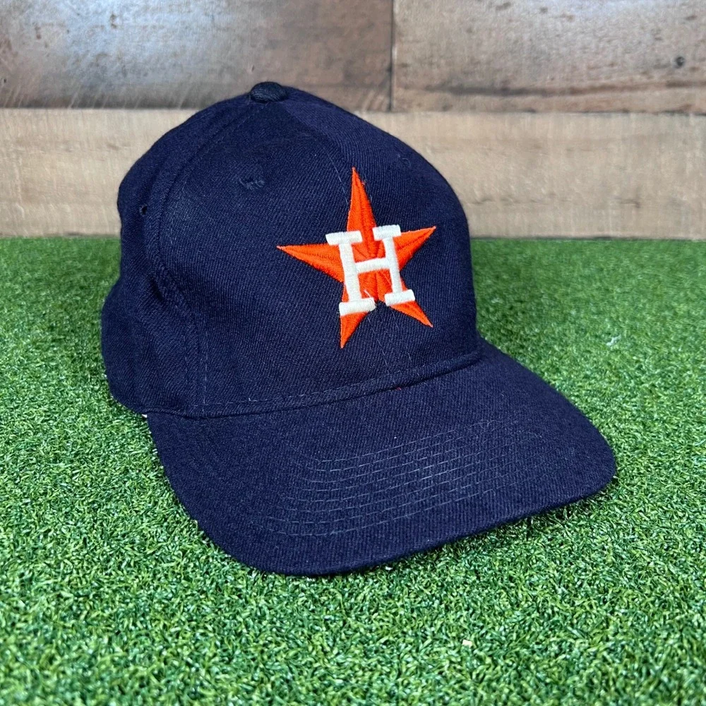 Sports Specialties Houston Astros Wool Hat MLB Baseball Cap Fitted 7 3/8 vintage